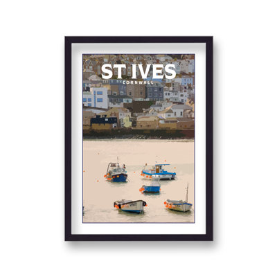 St Ives Cornwall Travel - Single Picture Frame Print