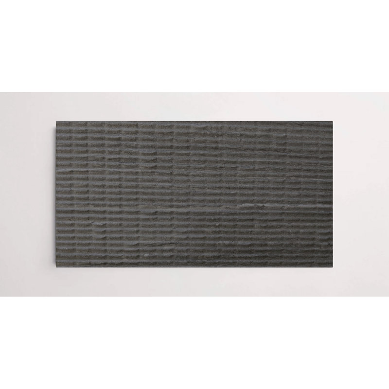 Flumeri Dark Grey 12" x 24" Textured
