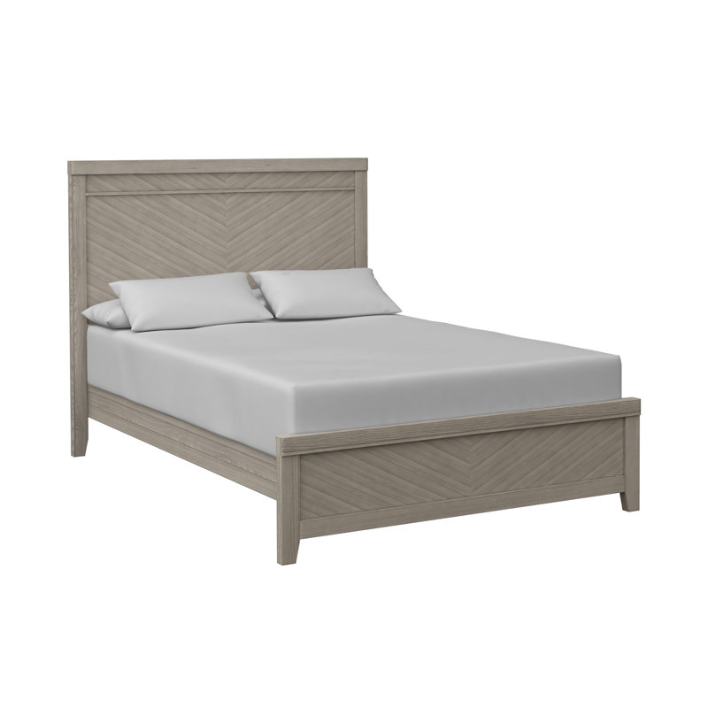 Modern Panel Bed, Queen