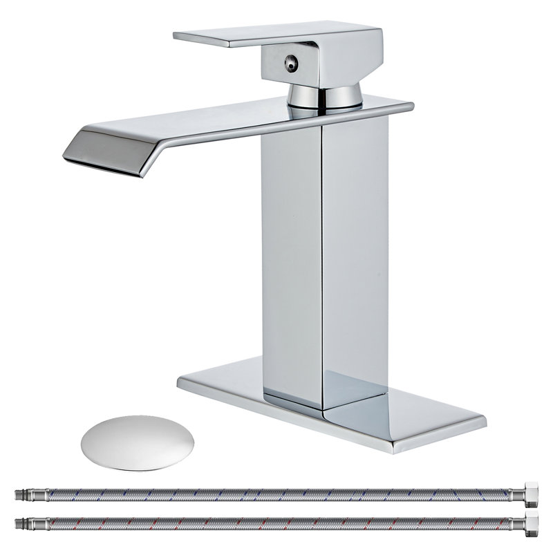 Single-Hole Single-handle Bathroom Faucet, Chrome