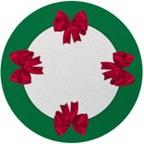 Bows 16" Vinyl Placemat