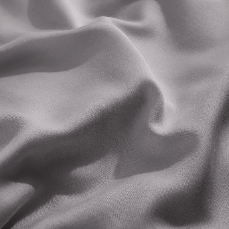 Modal from Beechwood 300 Thread Count Lightweight 3 Piece Duvet Cover Set, Gray, King/California King