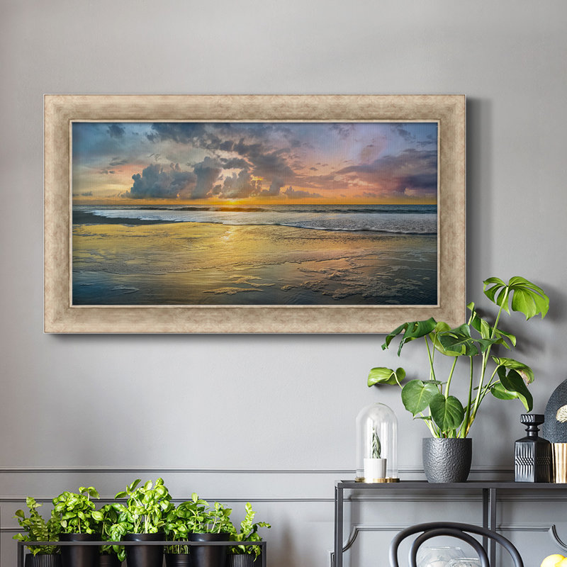 Livio Harbor Point - Reproduction de photo sur toile simple, H 21 po x l 37 po x P 2,5 po