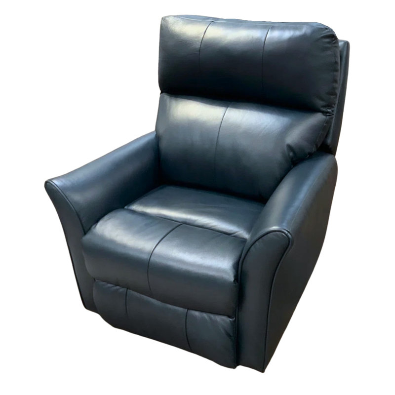 Stardust Leather Headrest Recliner, Power/Wall Recliner, Laurent Ocean