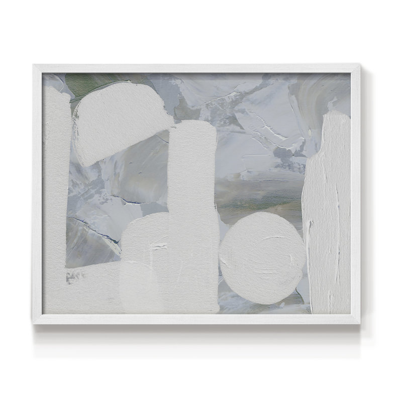 Saltwater Tide III - impression encadrée - réaménageable, H 8 po x l 10 po, Blanc