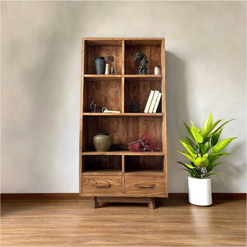 Bibliothèque américaine en bois massif