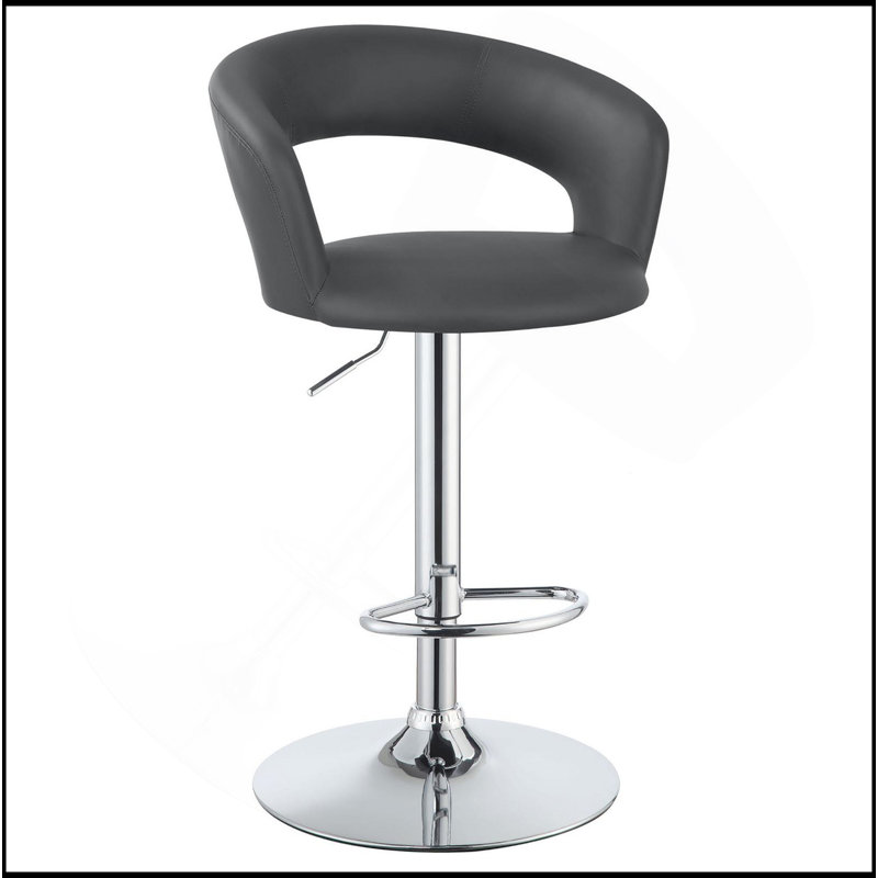 Tabouret de bar ajustable, Gris