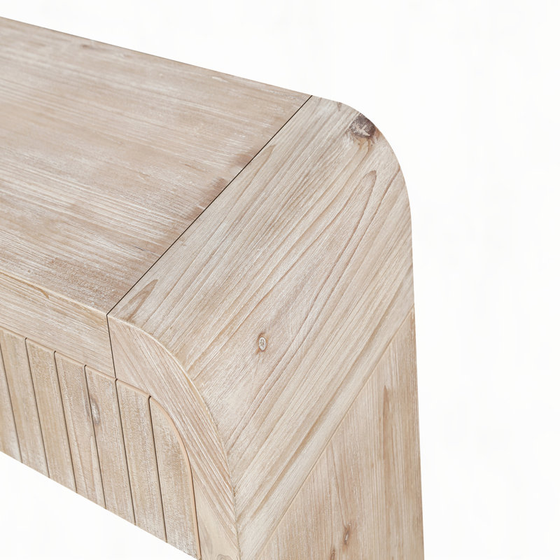 Console rétro Colynn, Bois naturel délavé