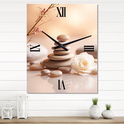 Horloge murale en pierre Spa Spa Serenity