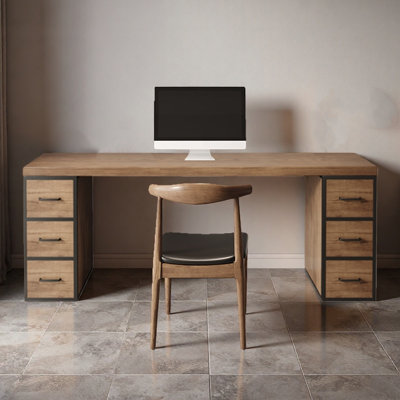 Tiroirs de bureau en bois massif Imported
