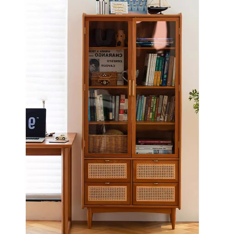 Japanese minimalist design style bookcase