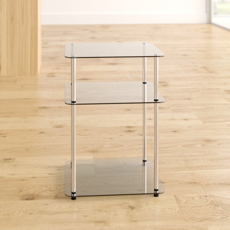Beckett Glass Top End Table