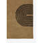 Tapis beige en laine touffeté à la main Yasi 5 pi 2 pi x 3 pi Simba-1600878960