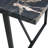 Industrial rectangular MDF dining table for 4-6 people with 1.5 inch thick MDF top and black metal legs for work desk-1177757757