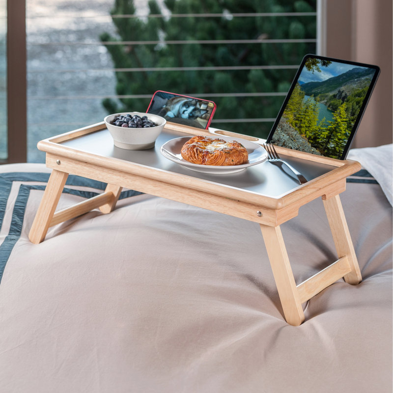 Plateau pour petit déjeuner Arlo, Gris / naturel