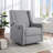 Power Recliner Oyster Gray Fabric