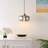 1 - Light Gold Single Pendant