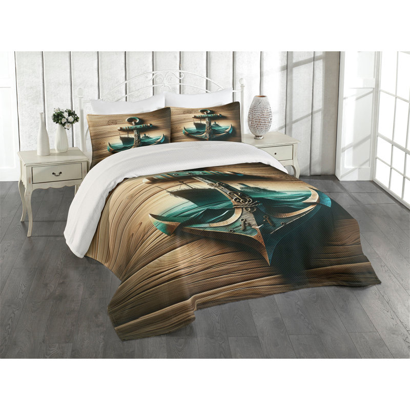 Polyester Coverlet, King Coverlet + 2 Standard Shams