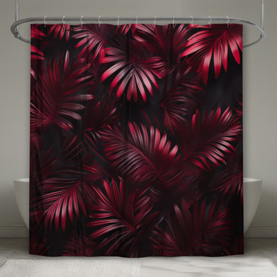 Rideaux de douche Red Palm