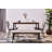 Millard 4-Person Metal and Wood Dining Table-1896887166