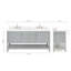 Ensemble de meuble-lavabo double 73 po Abby-125308781-80478373-80478372