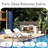 Patio Umbrella Cover Waterproof UV Resistant Outdoor Cantilever Umbrella Covers With Zipper And Rod, Navy
