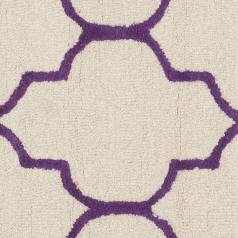 Rotteck Geometric Wool Hand Woven Area Rug, Rectangle 152 x 244 cm