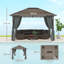 30.5 Ft. W x 25 Ft. D Steel Hardtop Gazebo