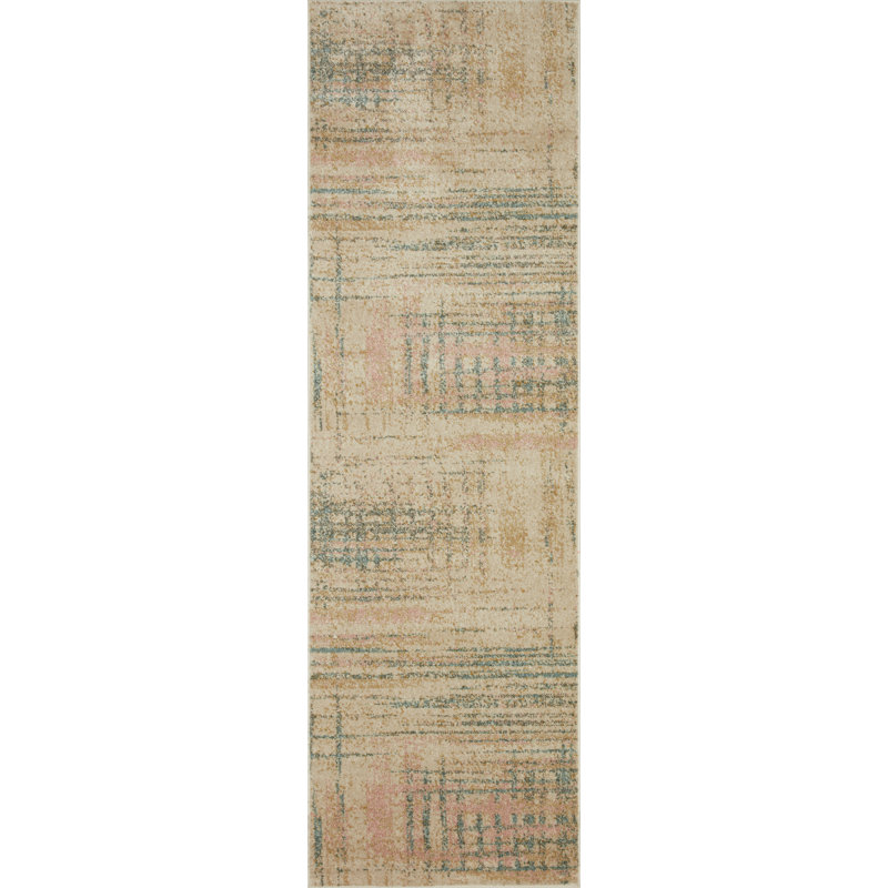Abstract Indoor Rug, Runner 2'3" x 7'6"