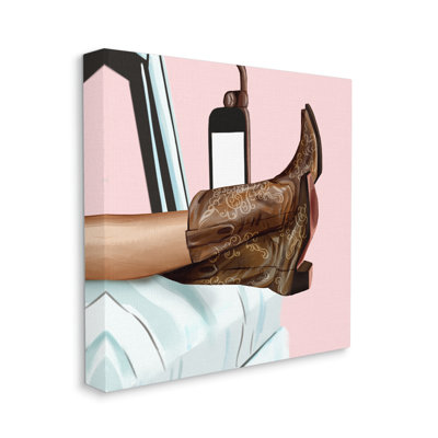 " Country Girl Cowboy Boots Car " by Ziwei Li