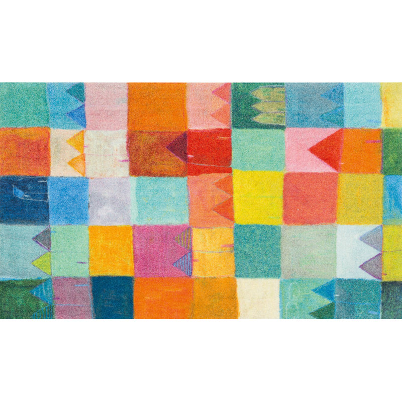 Non-Slip Patchwork Indoor Doormat, Rectangle 170 x 240 cm