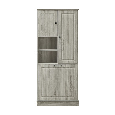 68'' H Bathroom Cabinet With Tilt-Out Laundry Basket