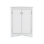 Armoire de rangement autoportante pour salle de bain avec tablettes réglables-356466862