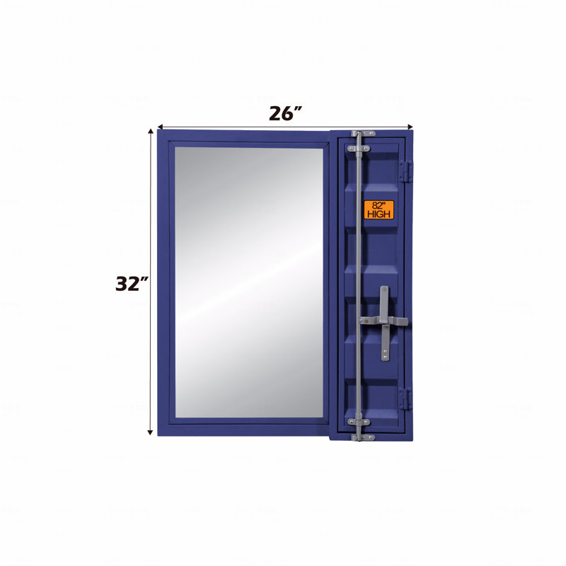 Miroir d'appoint, Bleu