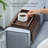 Couch Arm Tray, TV Tray with Capacious 12.4" x 5.4" Storage Box