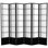 83.5" Double Cross Shoji Room Divider