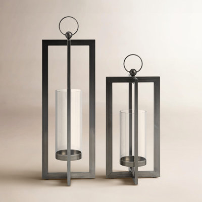 Danity 2 Piece Metal Tabletop Pillar Set
