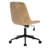 Keavey 23" Wide Leather Mid Back Mid-Century Modern Office Chair-101644267-101644268