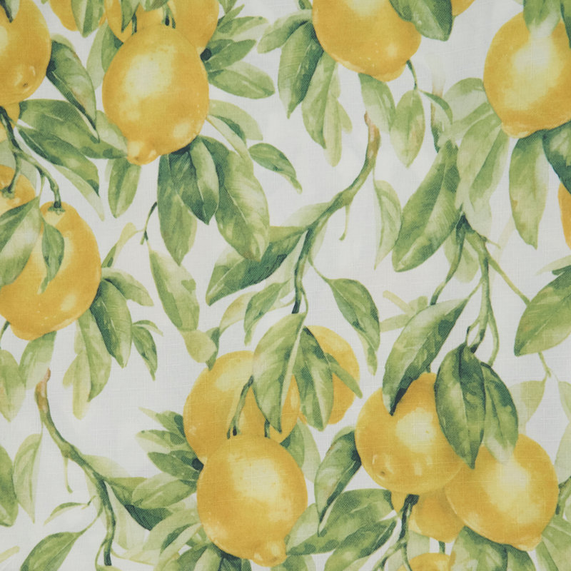 Ensemble de 4 serviettes en tissu imprimées citron , 13 po x 19 po