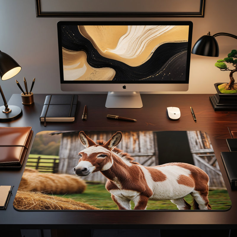 Polyester Desk Pad, 31.5x15.5