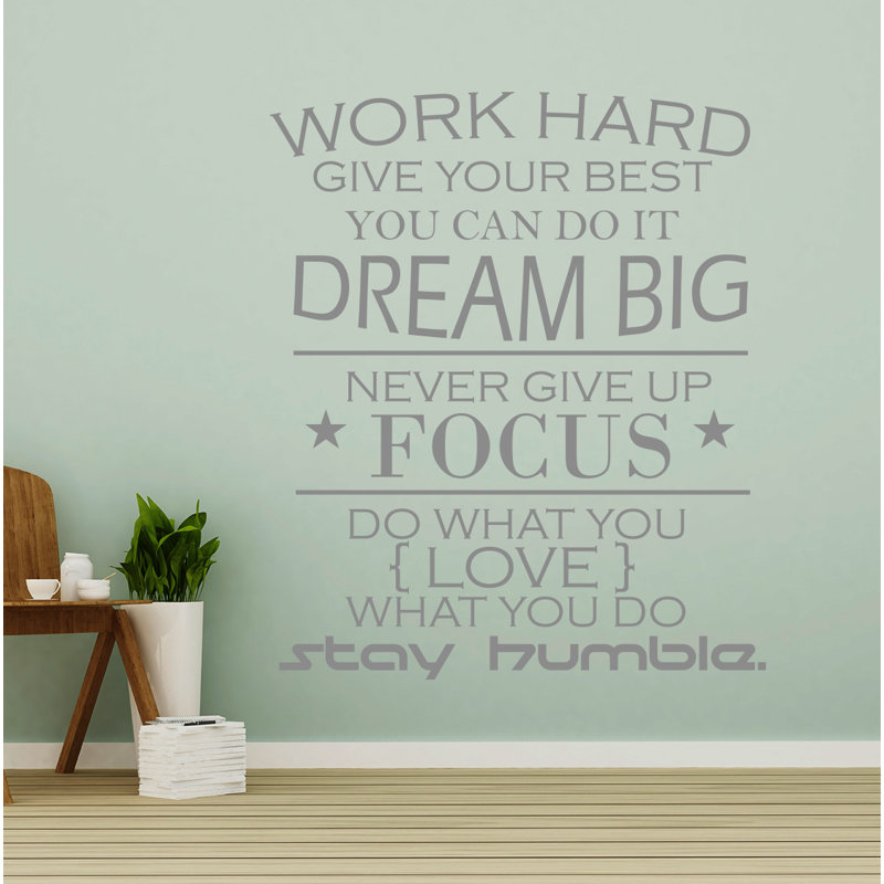 Non-Wall Damaging Wall Decal, 46" H x 54" W, Black