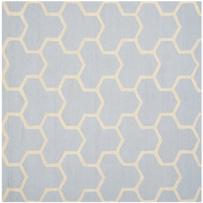 Deedgra Cambridge Hand Tufted Wool Geometric Rug