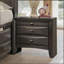 Table de chevet grise 1pc-205454575