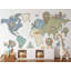 Papier peint carte du monde amovible montgolfière-1096992066-1096992067