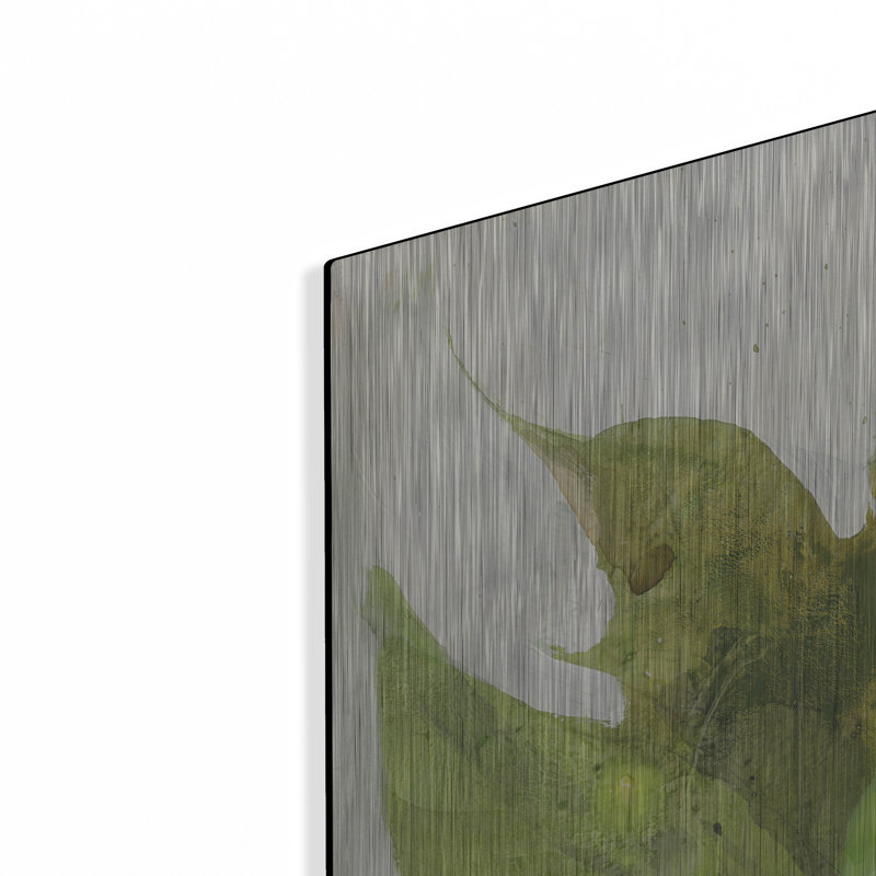 Art mural en métal Winston Porter «Tropical Planter 1» par Albena Hristova, H 48 po x l 24 po