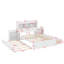 Lit plateforme double avec tablettes coulissantes-1425942184