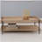 Miller Light Brown Rectangle Engineered Wood Coffee Table