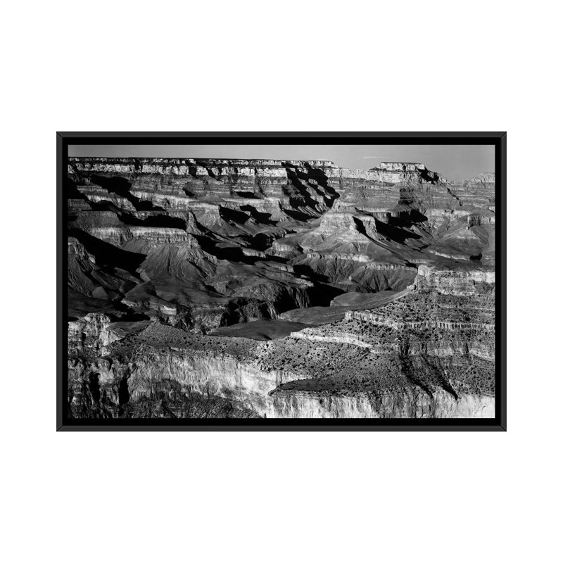 Grand Canyon National Park, Toile encadrée noire, Pas de tapis, H 18 po x l 26 po x P 1,5 po