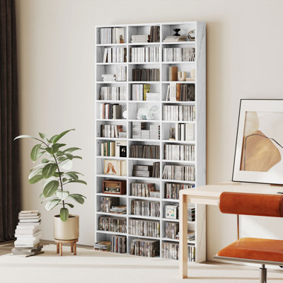 195cm H Media Shelves
