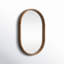 Miroir plat en bois massif Roberts-862059507